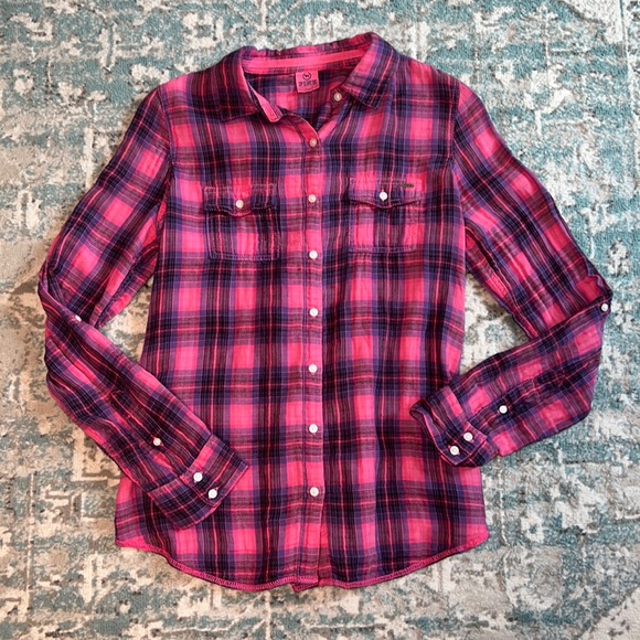 VS PINK Plaid Top - Picture 1 of 4